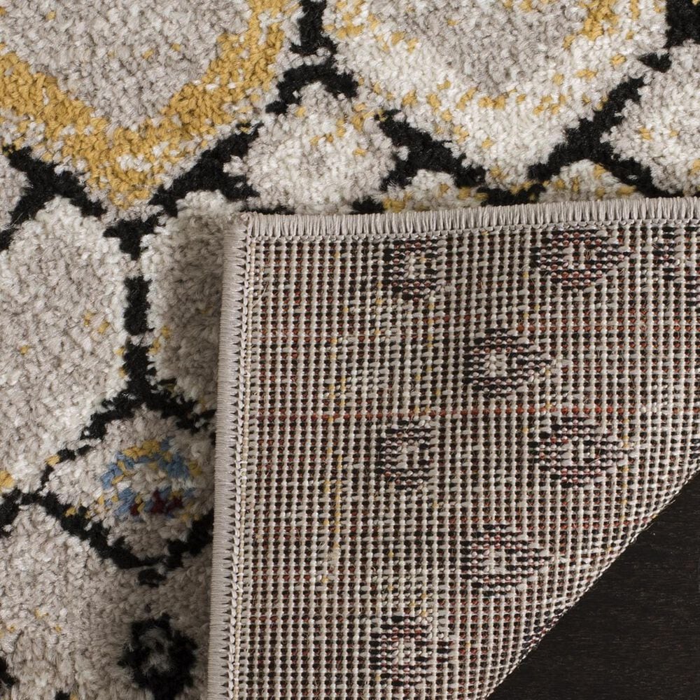 Safavieh Amsterdam AMS108G-5 5&#39;1&quot; x 7&#39;6&quot; Light Grey/Multi Area Rug, , large
