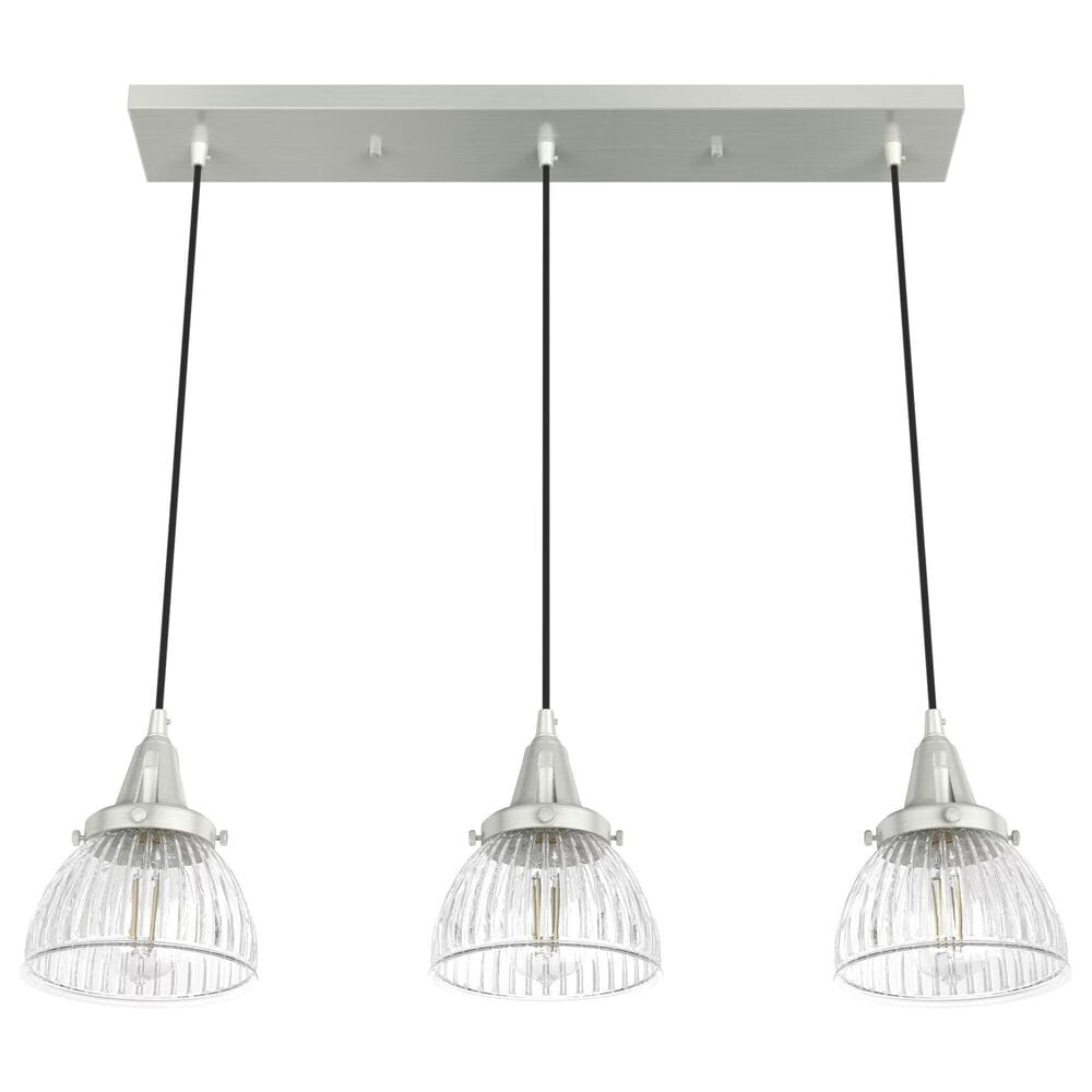 Hunter Cypress Grove 10&quot; 1-Light Pendant in Brushed Nickel, , large
