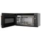 Cafe 2-Piece Kitchen Package with 30" Slide-In Range and 1.7 Cu. Ft. Microwave Oven in Matte Black, , large