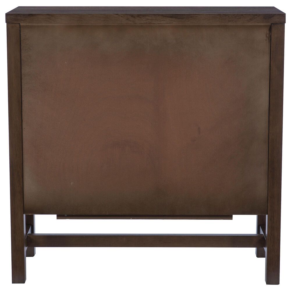 Linon Home Decor Malcolm 2-Door Accent Cabinet in Brown, , large