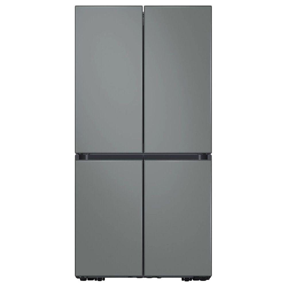 Samsung Bespoke 4-Door Flex Refrigerator Bottom Panel in Grey Glass, , large