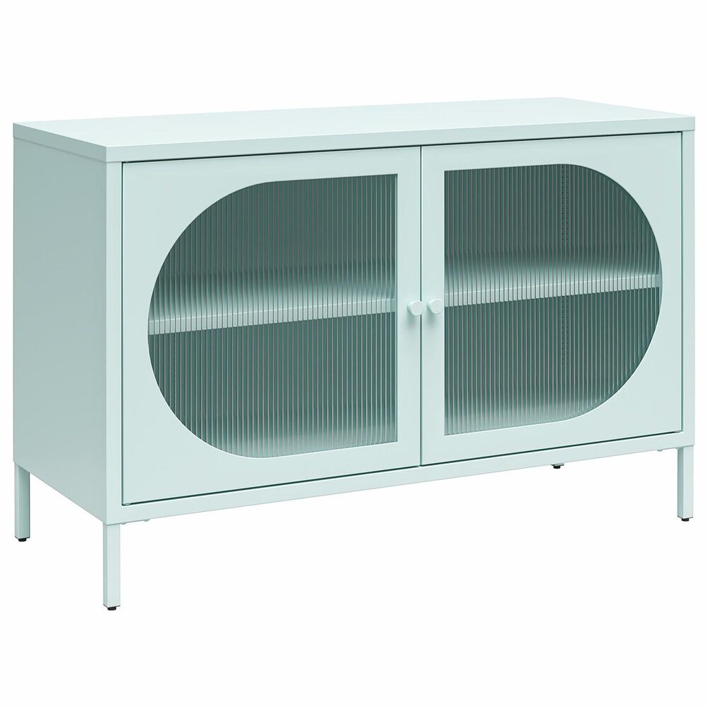 DHP Luna Wide 2-Door Accent Cabinet with Fluted Glass in Sky Blue, , large