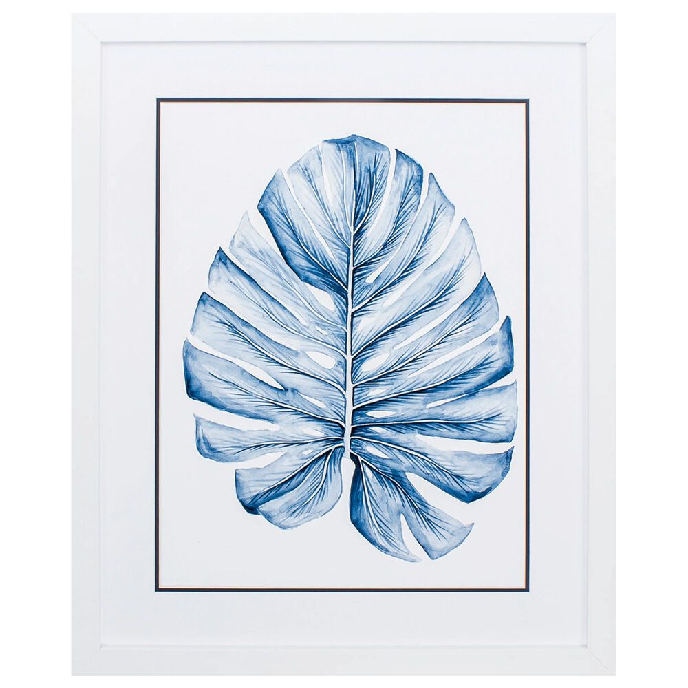 Propac "Indigo Tropical Leaf I" Wall Art in Blue, , large