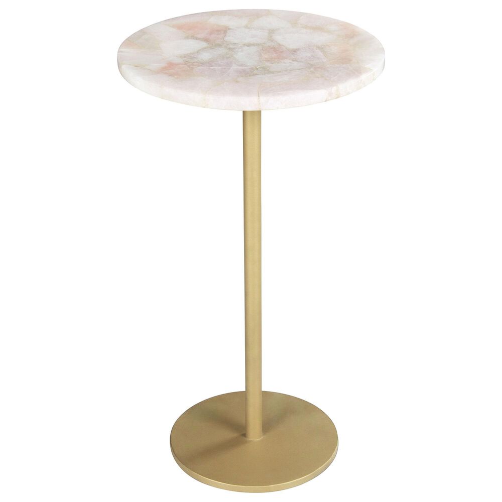 Steve Silver Rosie Rose Chairside End Table in Rose, , large