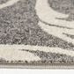 Central Oriental Terrace Tropic Macala 2"6" x 7"3" Stone and Snow Runner, , large