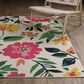 Oriental Weavers Havana HAV02 Ivory and Multicolor 6"7" x 9"2" Indoor/Outdoor Area Rug, , large