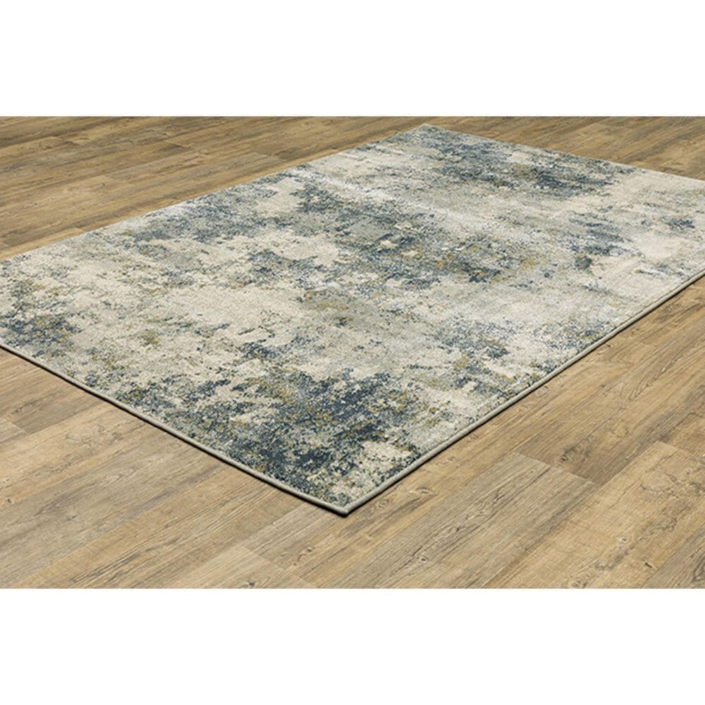 Oriental Weavers Branson 9&#39;10&quot; x 12&#39;10&quot; Beige and Blue Area Rug, , large