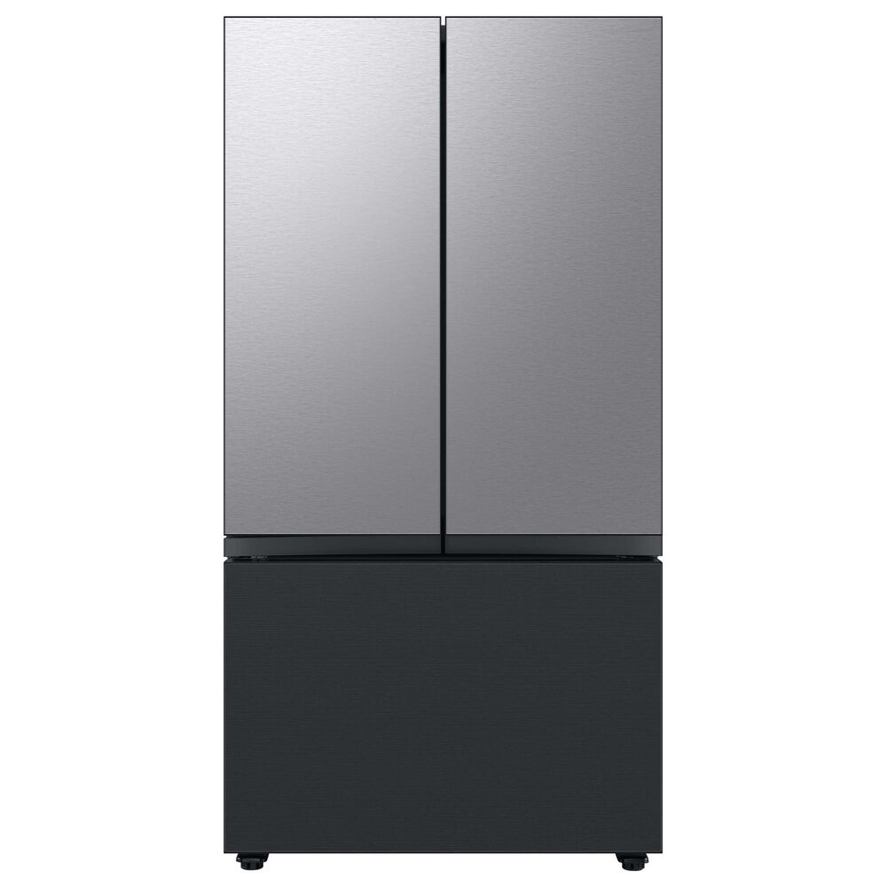 Samsung Bespoke Bespoke 3-Door French Door Refrigerator Top Panel in Stainless Steel, , large