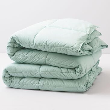 Allied Home Down-Alternative Twin Comforter in Seafoam, , large