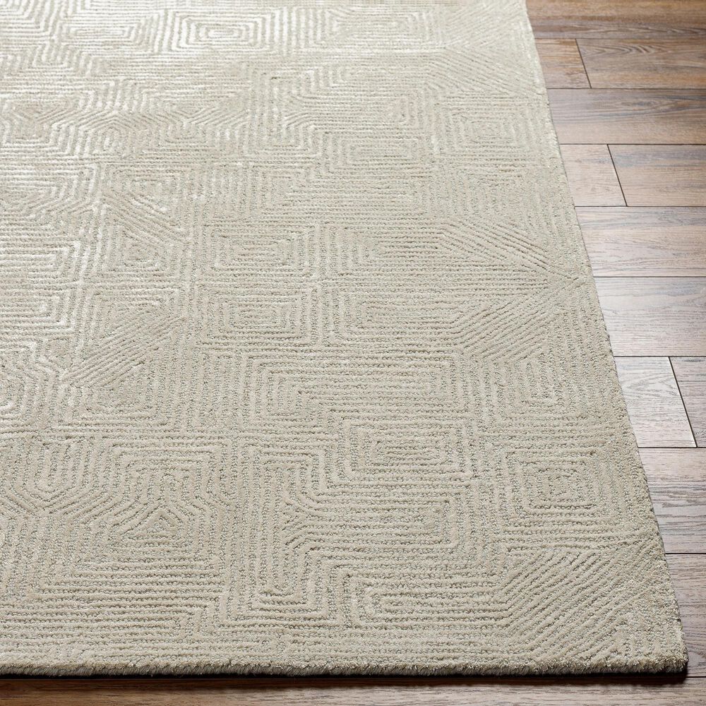 Surya Addison 2&#39; x 3&#39; Light Gray and Cream Area Rug, , large
