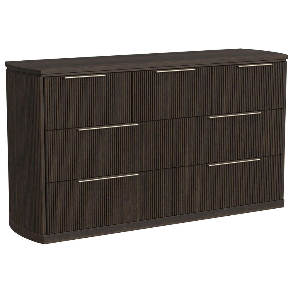 Mayberry Hill Sylvie 4 Piece King Panel Bedroom Set in Dark Brown, , large