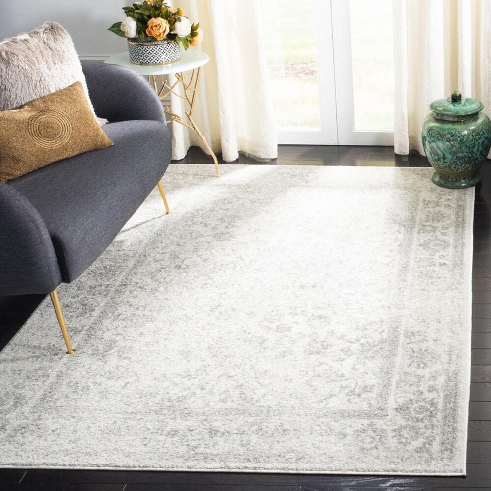 Safavieh Adirondack ADR109C-3 3&#39; x 5&#39; Ivory/Silver Area Rug, , large