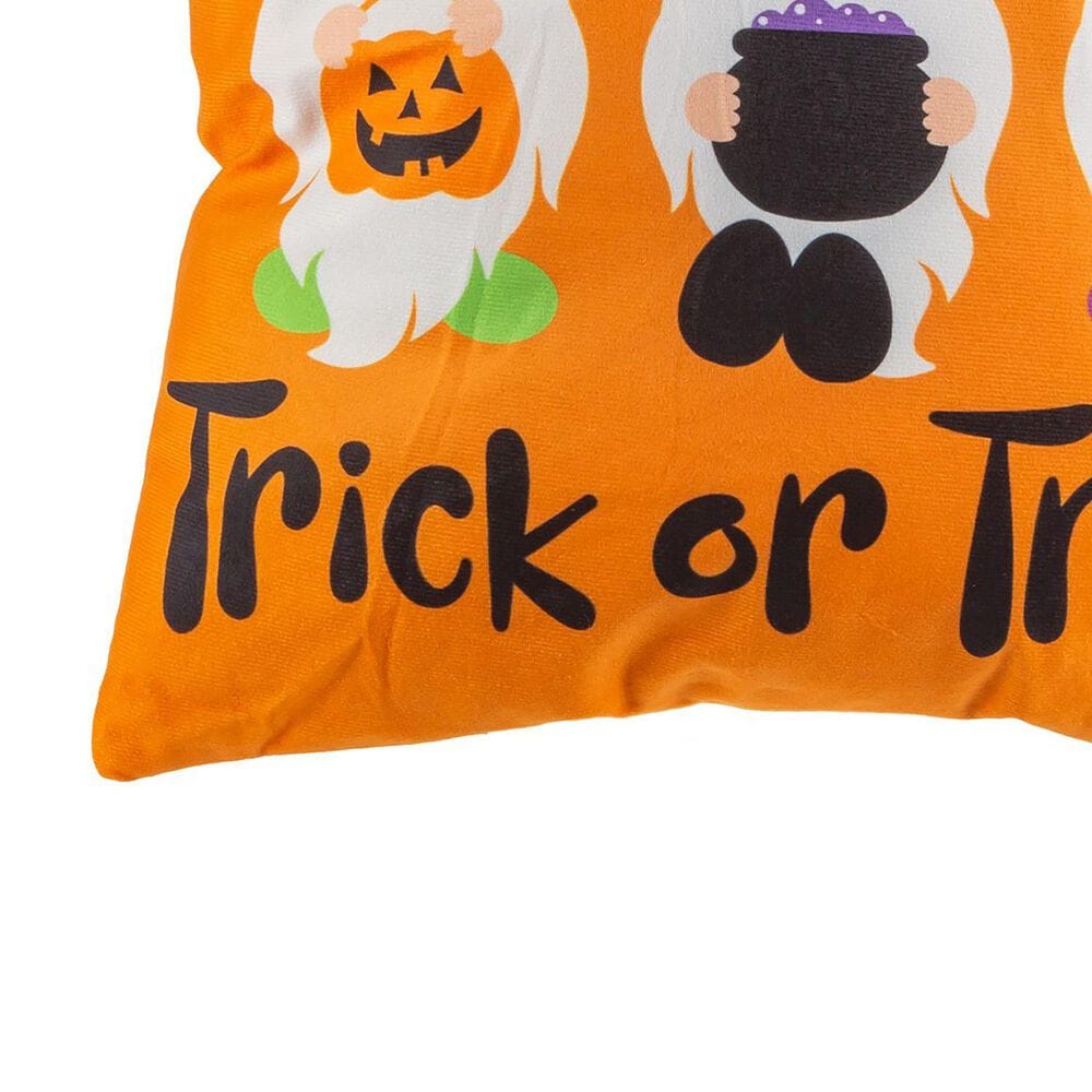 The Gerson Company 16" Halloween Gnome Throw Pillow in Orange (Set of 2), , large
