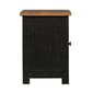 Ashley Valebeck Chair Side End Table in Black and Brown, , large