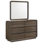 Crown Mark Kinkaid Dresser and Mirror, , large