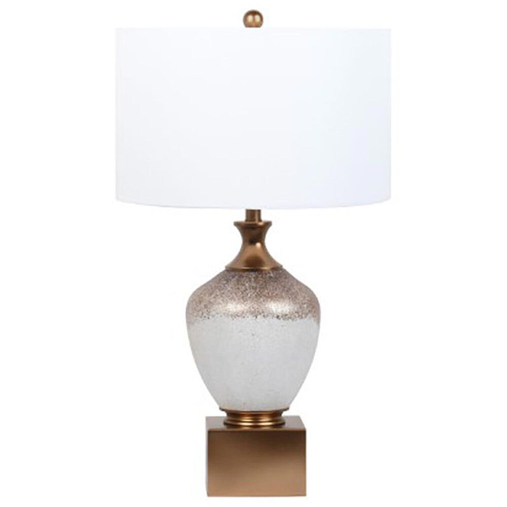 Ashley Tavisburg Table Lamp in Brown, White and Gold, , large