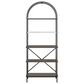 DHP Vivinne 5-Shelf Bookcase in Gray, , large