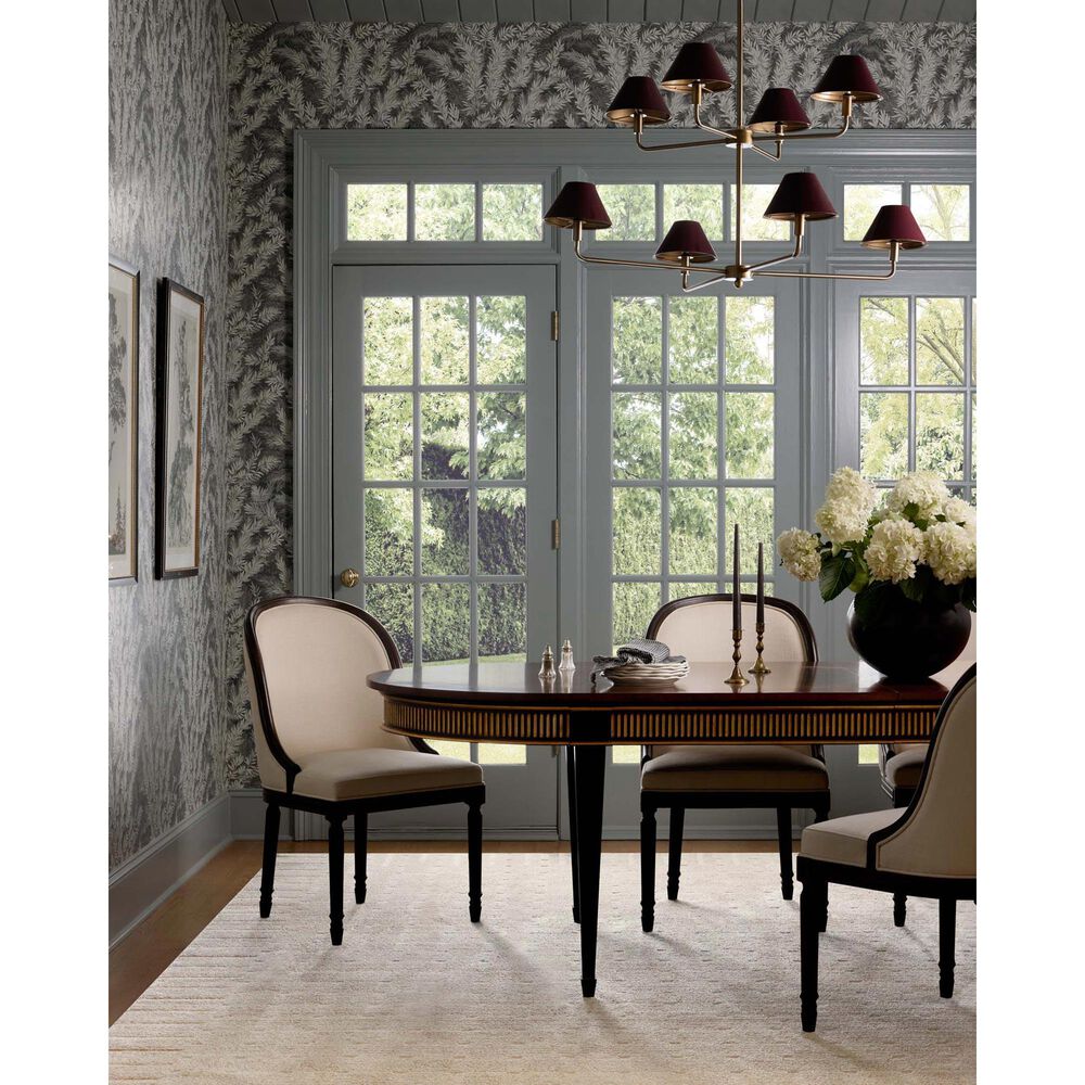 Chris Loves Julia x Loloi Calvin Bone and Natural 5'3" Round Area Rug, , large