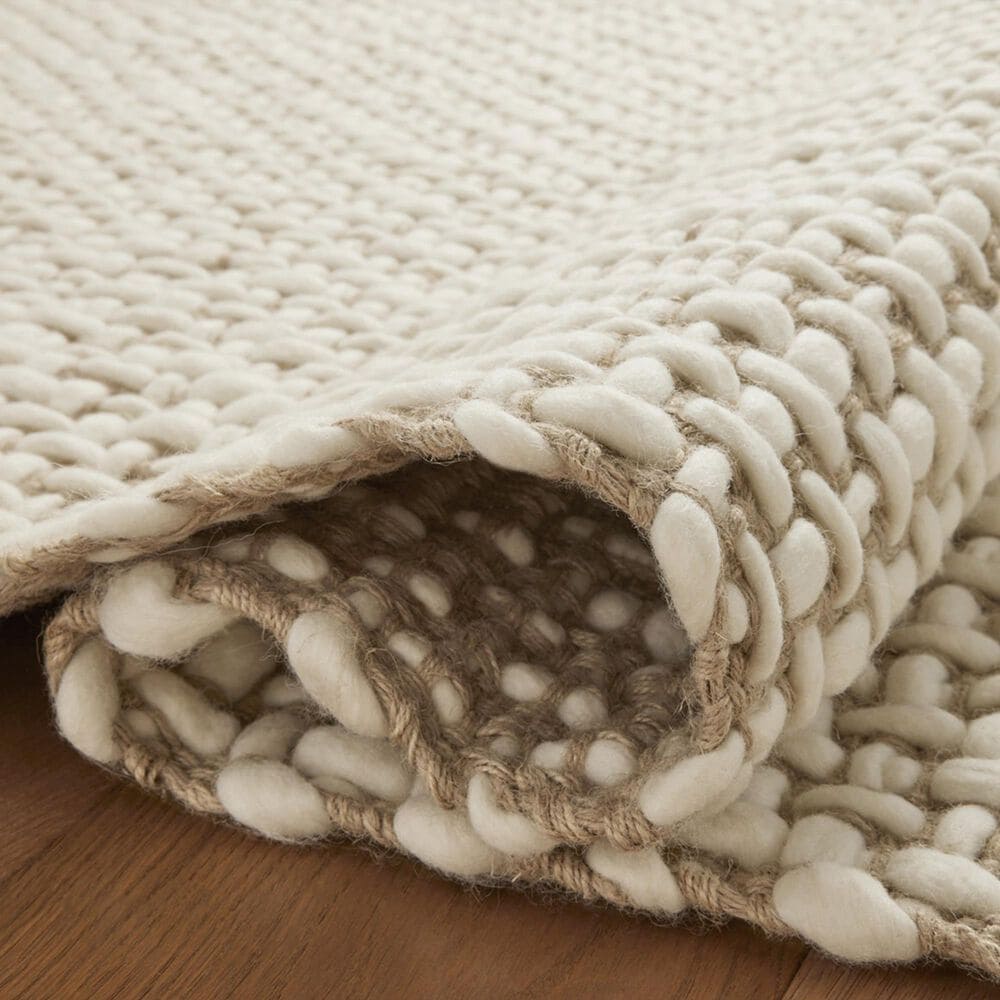 Amber Lewis x Loloi Yellowstone 7&#39;9&quot; x 9&#39;9&quot; Natural and Ivory Area Rug, , large