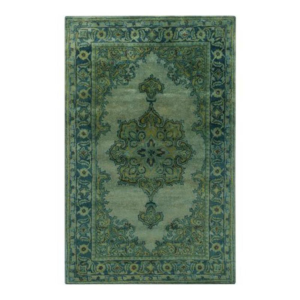 Surya Mykonos MYK-5009 5' x 8' Olive/Teal/Sage Area Rug, , large