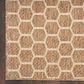 Nourison Twist Reversible 8" x 10" Natural Indoor/Outdoor Area Rug, , large