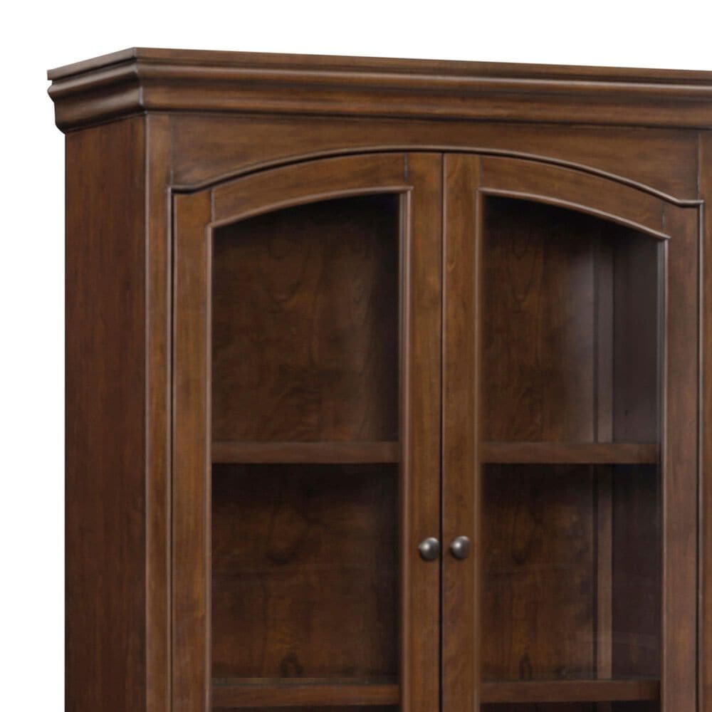 Riva Ridge Arlington Display Cabinet in Classic Brown, , large