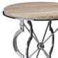 Vantage Morrissey Lamp Table in Silver and Brown, , large