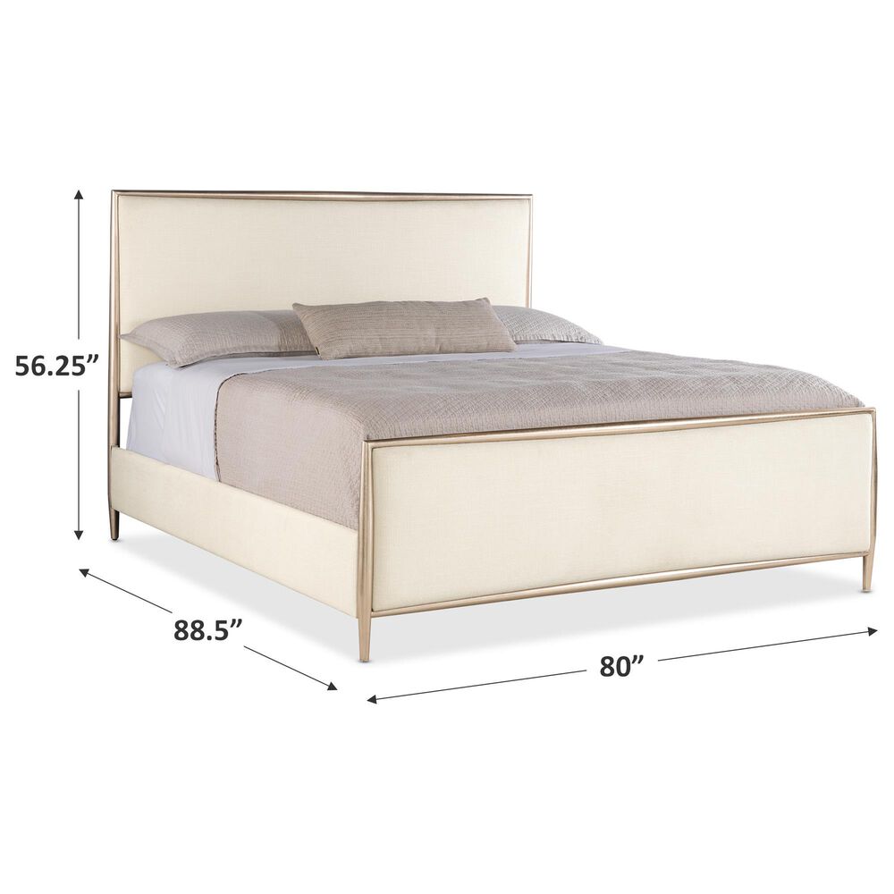 Hooker Furniture Westwood King Panel Bed in Trendy Snow, , large