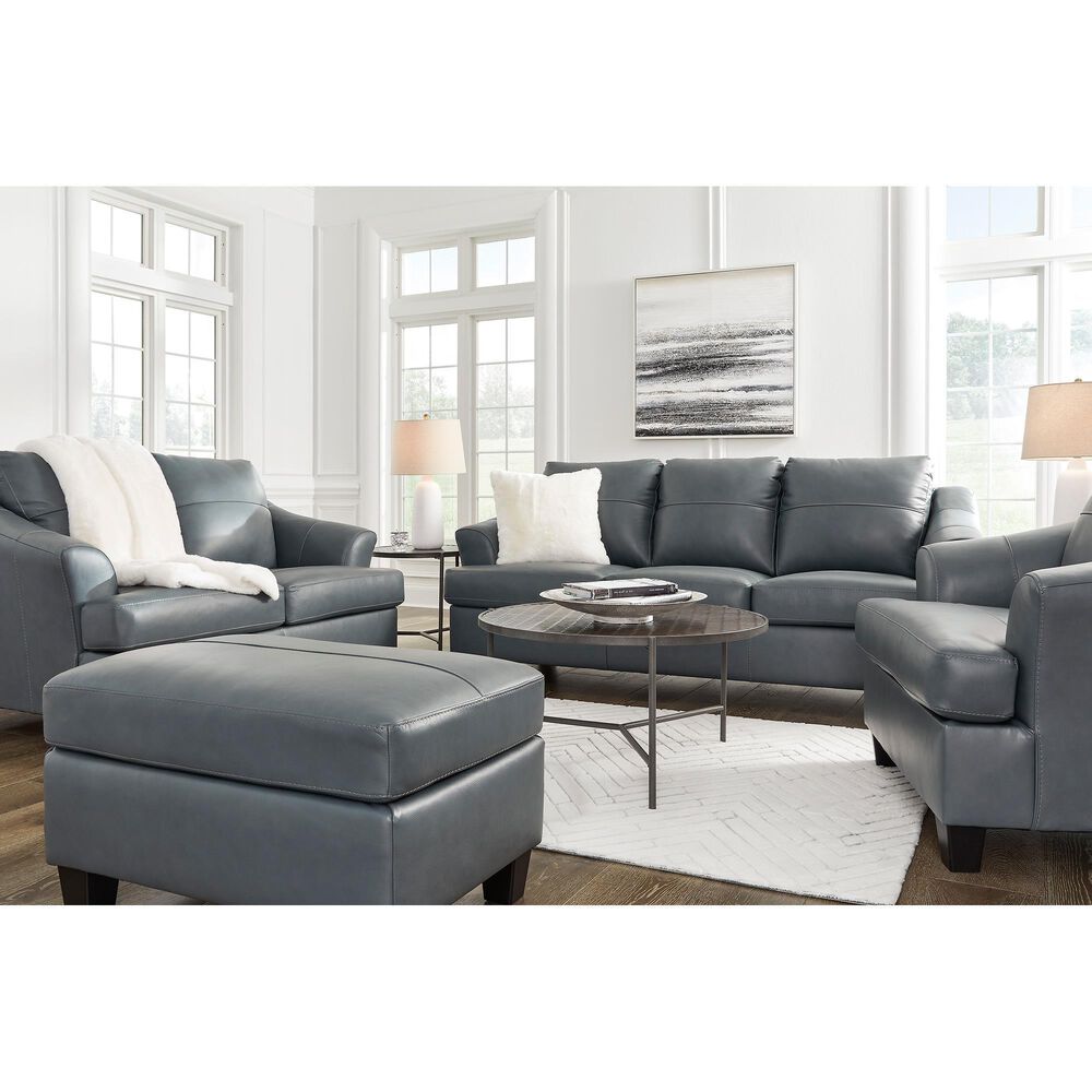 Ashley Genoa Ottoman in Steel, , large