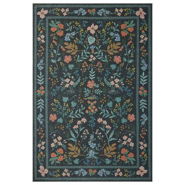 Loloi Wildwood Charcoal 7"6" Round Area Rug, , large