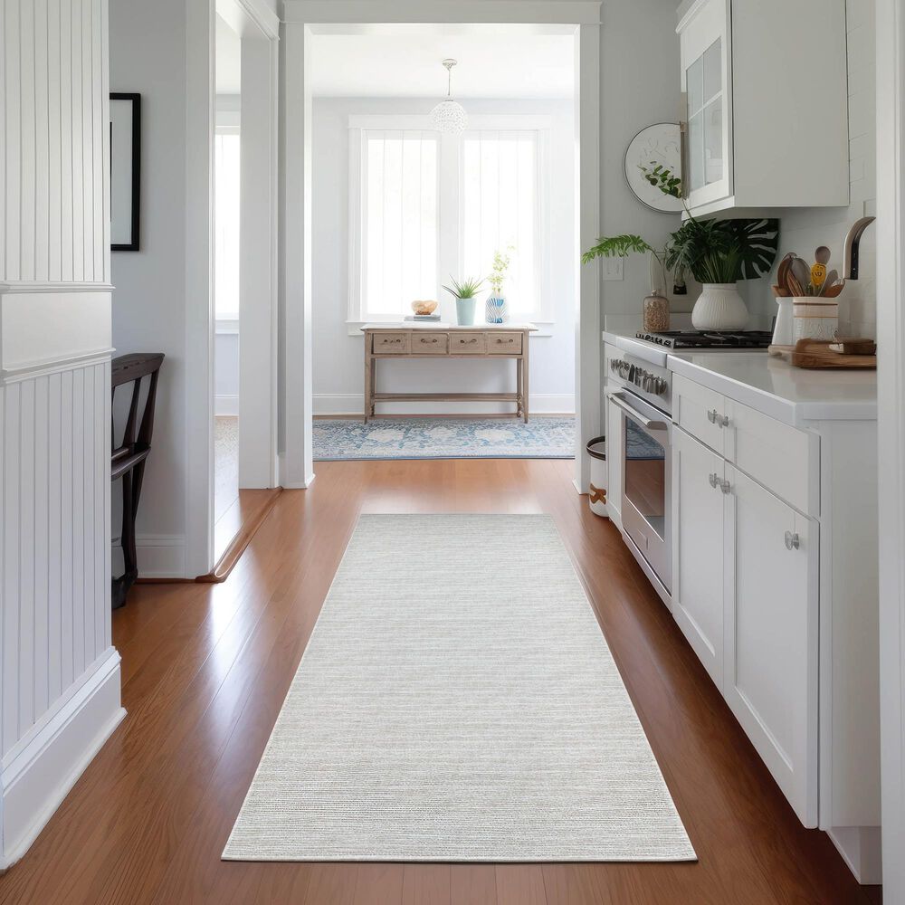 Dalyn Rug Company Laidley 2&#39;3&quot; x 12&#39; Linen Indoor/Outdoor Runner, , large