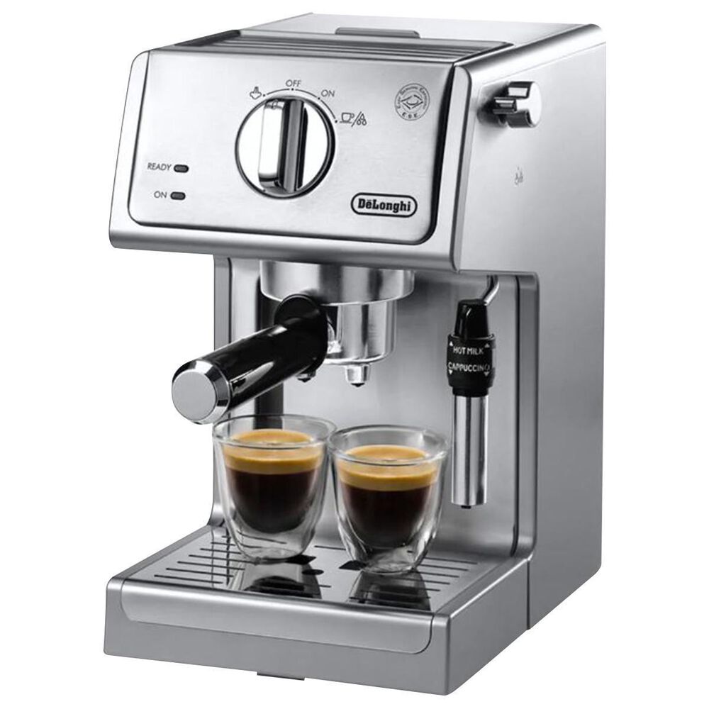 Delonghi Manual Espresso Maker in Stainless Steel