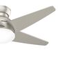 Hunter Isotope Low Profile 44" Ceiling Fan with LED Light in Matte Nickel, , large