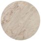 Belle Furnishings Danby Chairside Table in Nutmeg and Alabaster, , large