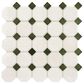Dal-Tile Relicca Pristine Nook 12" x 12" Octagon Dot Ceramic Mosaic Sheet, , large