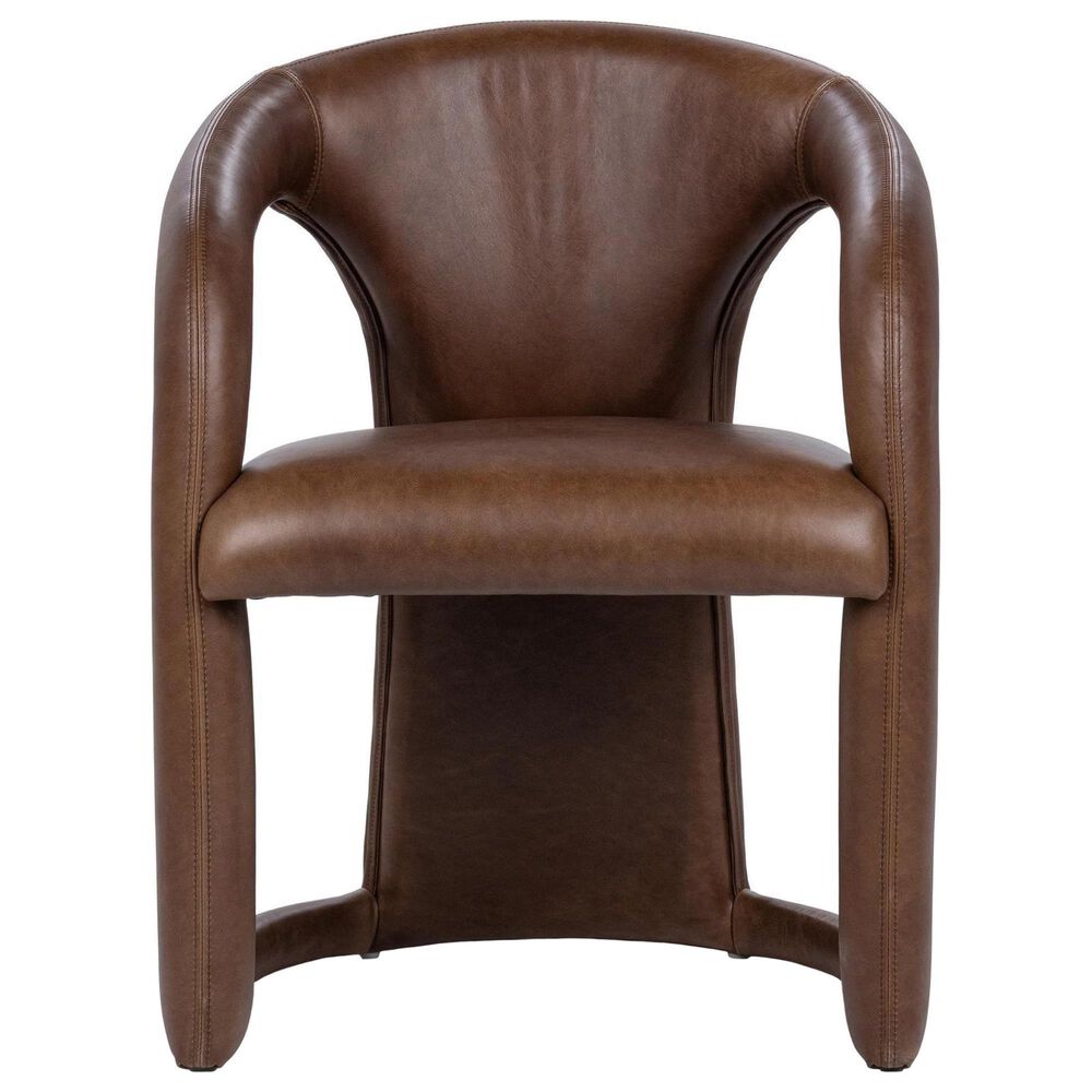 Classic Home Archie Arm Chair in Bison Brown, , large