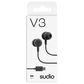 Sudio V3s Essential Wired Earbuds in Black, , large