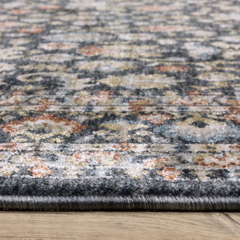 Oriental Weavers Eliana ELI04 Blue and Multicolor 5&#39;3&quot; x 7&#39;6&quot; Area Rug, , large