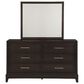 Ashley Neymorton 6-Drawer Dresser and Mirror in Dark Grayish Brown, , large