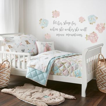 Levtex Malia 5-Piece Toddler Bedding Set in Pink and Aqua, , large
