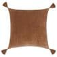 Classic Home Stonework 22" Square Throw Pillow in Clay, , large