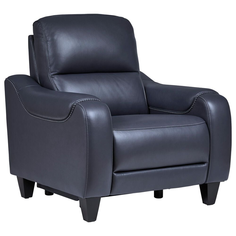 Ashley Mercomatic Power Recliner with Adjustable Headrest in Ocean, , large
