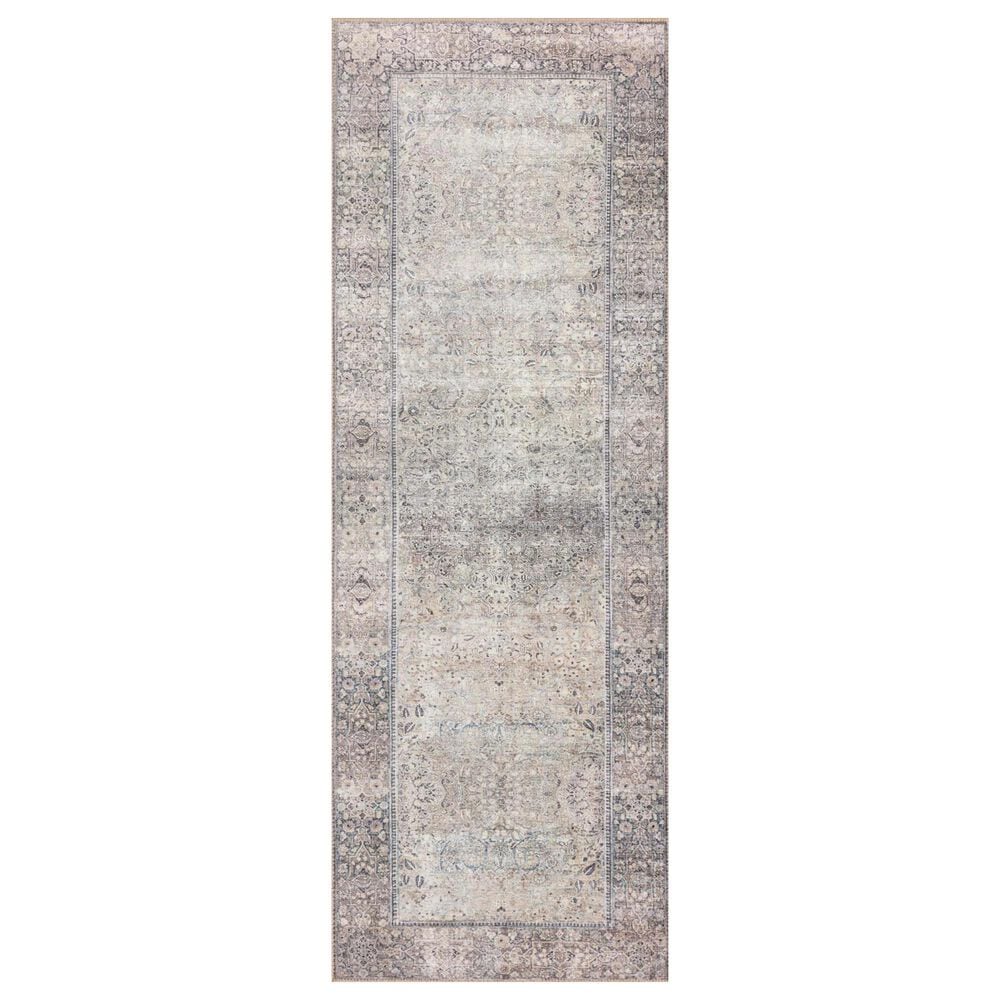 Loloi II Wynter WYN-03 2" x 5" Silver/Charcoal, , large