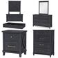 Legacy Classic Flatiron 5-Piece Twin Trundle Bedroom Set in Midnight, , large