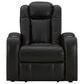 Ashley Cavemen Den Power Reclining Sofa and Recliner Set in Midnight, , large