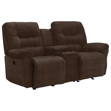 Best Home Furnishings Unity Space Saver Reclining Loveseat with Console in Birch, , large