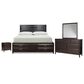 Ashley Vanmore 4-Piece California King Storage Bedroom Set in Dark Brown, , large