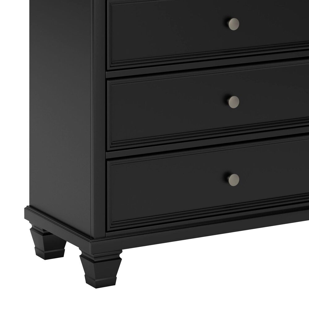 Ashley Lanolee 5-Drawer Chest in Black, , large