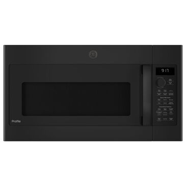 GE Profile 1.7 Cu. Ft. Convection Over-the-Range Microwave Oven in Black, , large