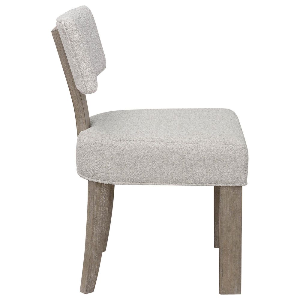 Chapel Hill Anderson Park Dark Klismos Side Chair in Moose Trail and Frontier Brown, , large